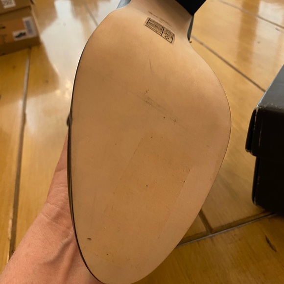 Coach Women’s Olivia Leather Black Ankle Boots New Size 9 *missing charms - Picture 9 of 16